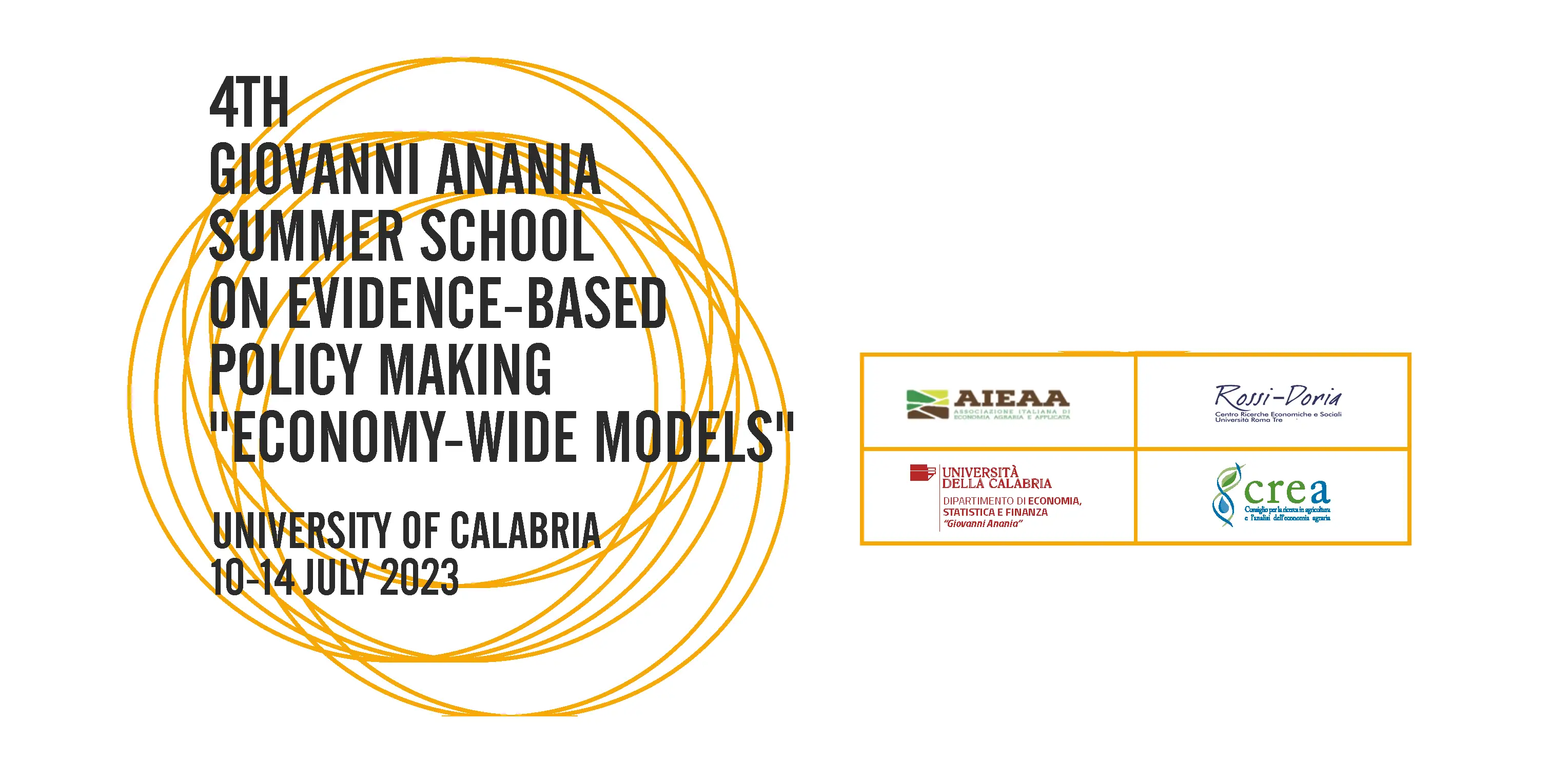 Logo Giovanni Anania Summer School 2023