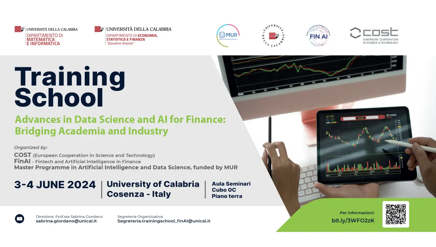 Invito Training school 2024 - Advances in Data Science and AI for Finance