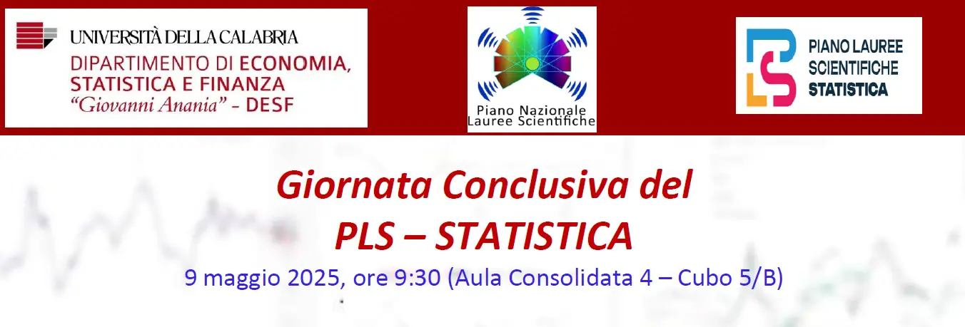 Logo Giornata Conclusiva PLS-Statistica 2025