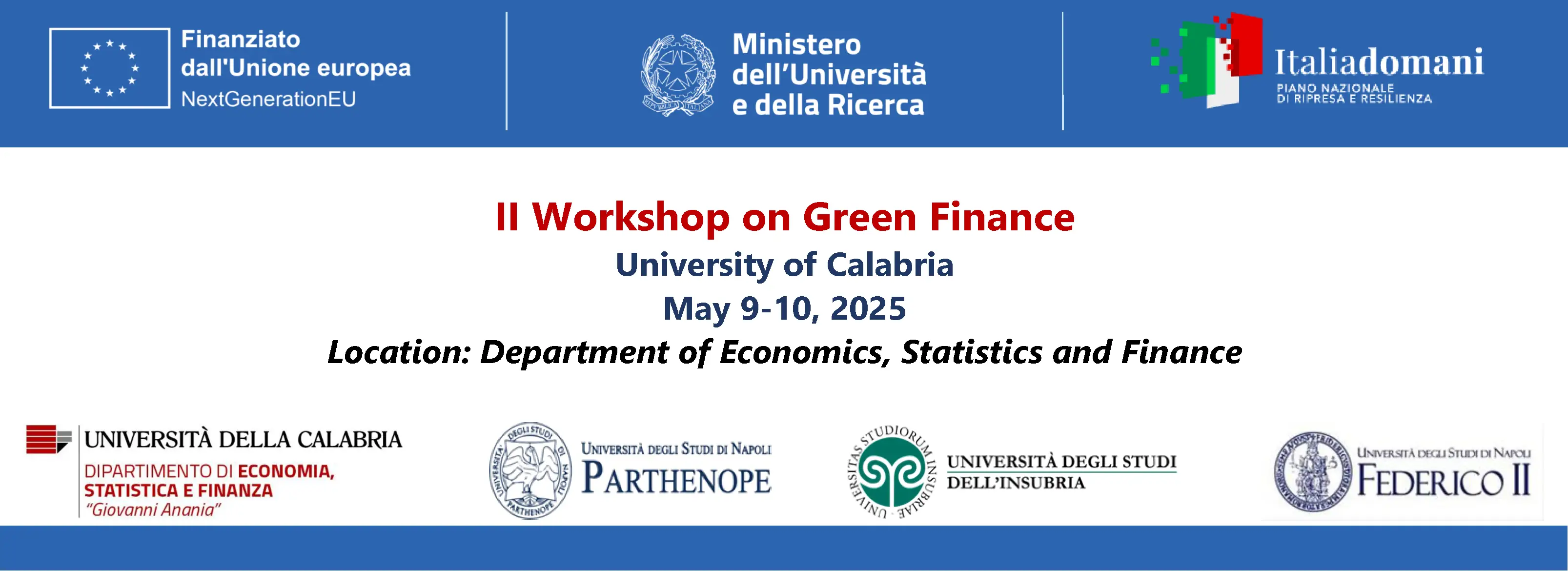 Logo II Workshop_on_Green_Finance