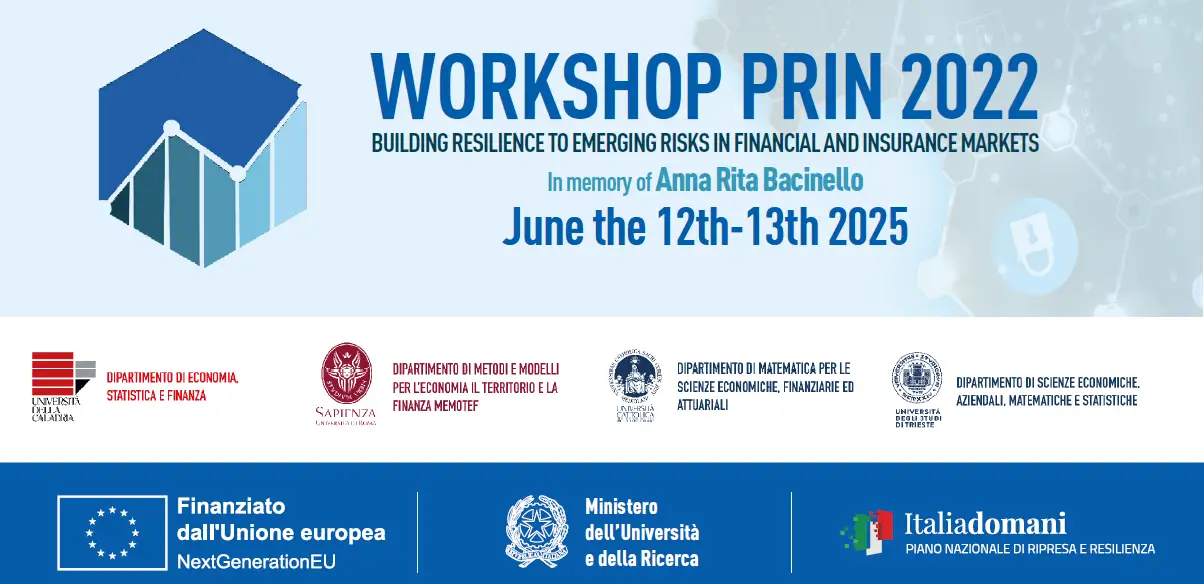 Logo Workshop PRIN 2022 - Russo